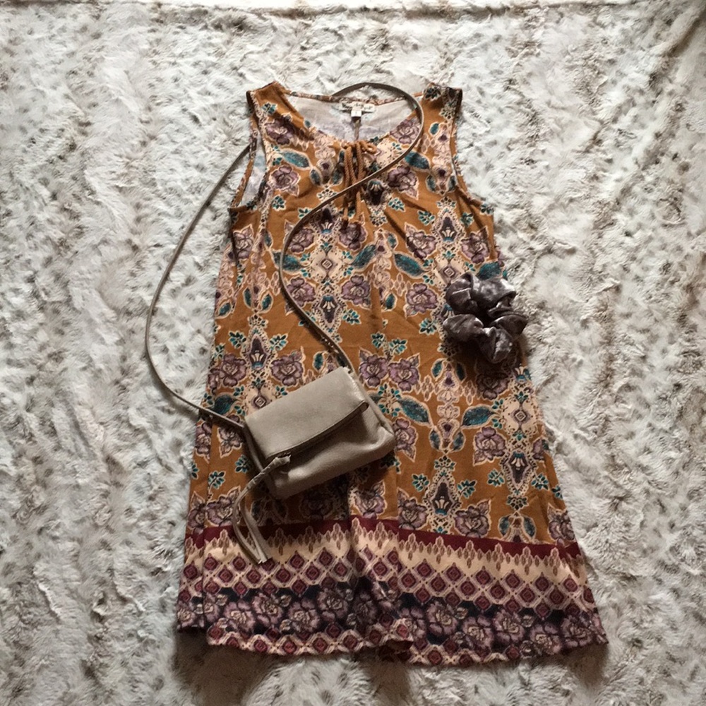 Floral tank top dress